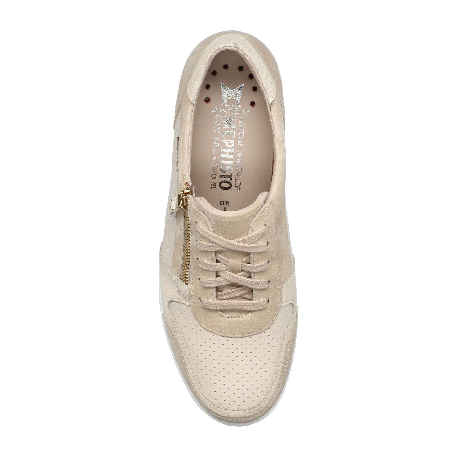lacets femme modèle Iasmina perf Beige - Mephisto